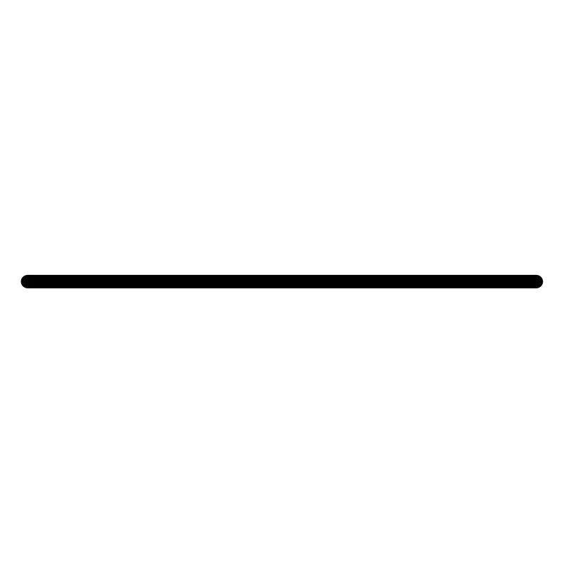 Math symbol - straight line