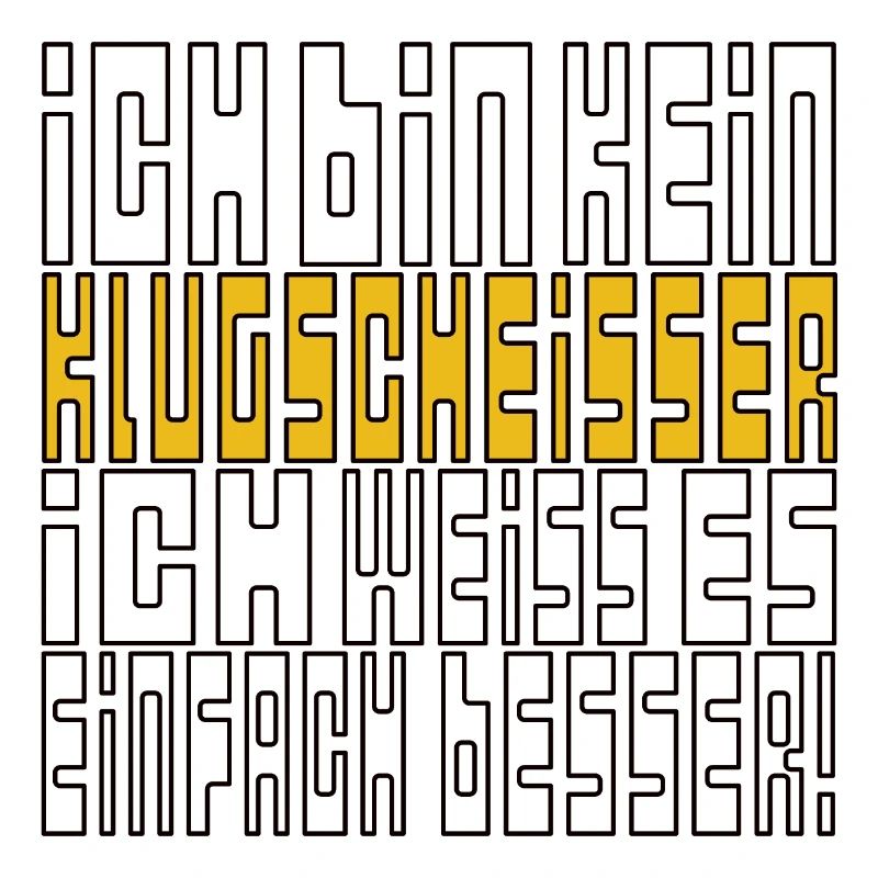 Ich bin kein Klugscheisser