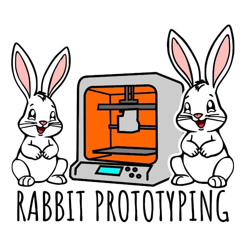 Rabbit Prototyping - Printing rabbits with 3D printer