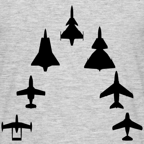 Swedish Air Force - Jet Fighter Generations - T-shirt herr