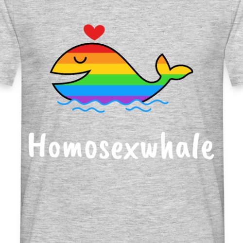Ballenita Orgullo Gay | LGTBI Arco Iris - Camiseta hombre