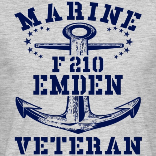 Marine Veteran F210 EMDEN - Männer T-Shirt