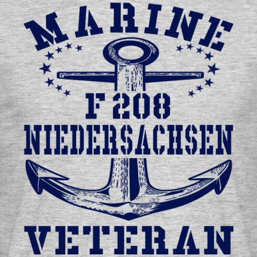 Marine Veteran F208 NIEDERSACHSEN - Männer T-Shirt