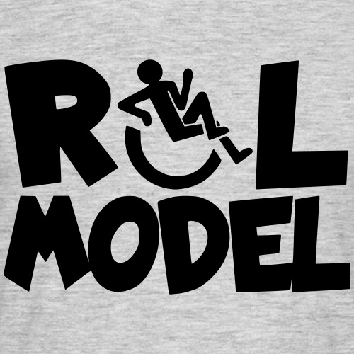 Elke rolstoel gebruiker is een rolmodel # - Mannen T-shirt