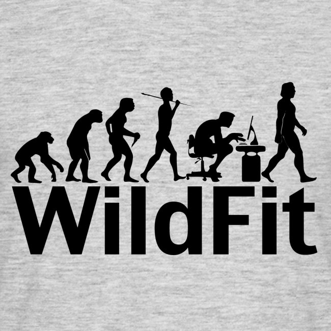 WildFit Logo Evolution in Schwarz