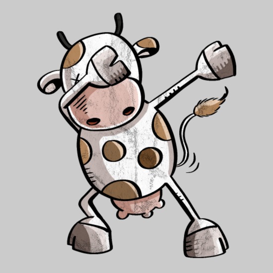 Funny Dab Dance Cow - Dabbing - Cow - Dancing' Men's T-Shirt | Spreadshirt