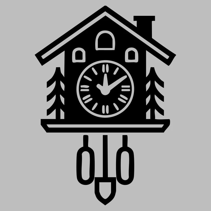 Horloge à coucou alpine - Breloque classique de la forêt
