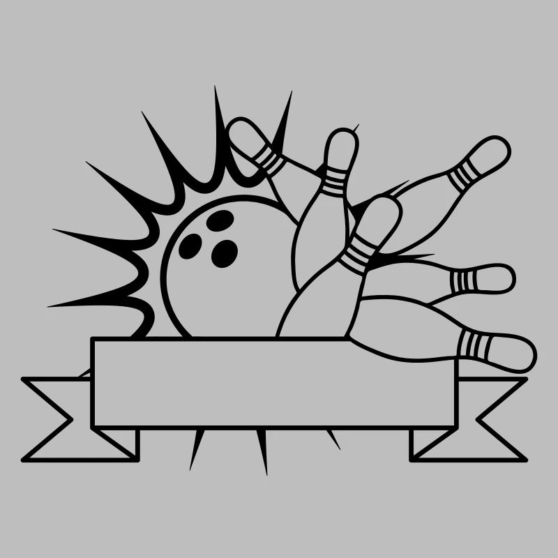 banner text field write name blank area bowling pi