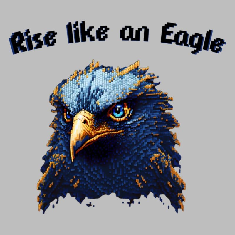Pixel Art Eagle