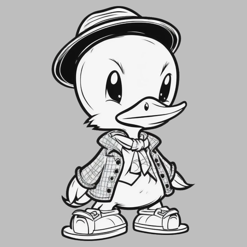 Dapper Duck - Stilig og stilig