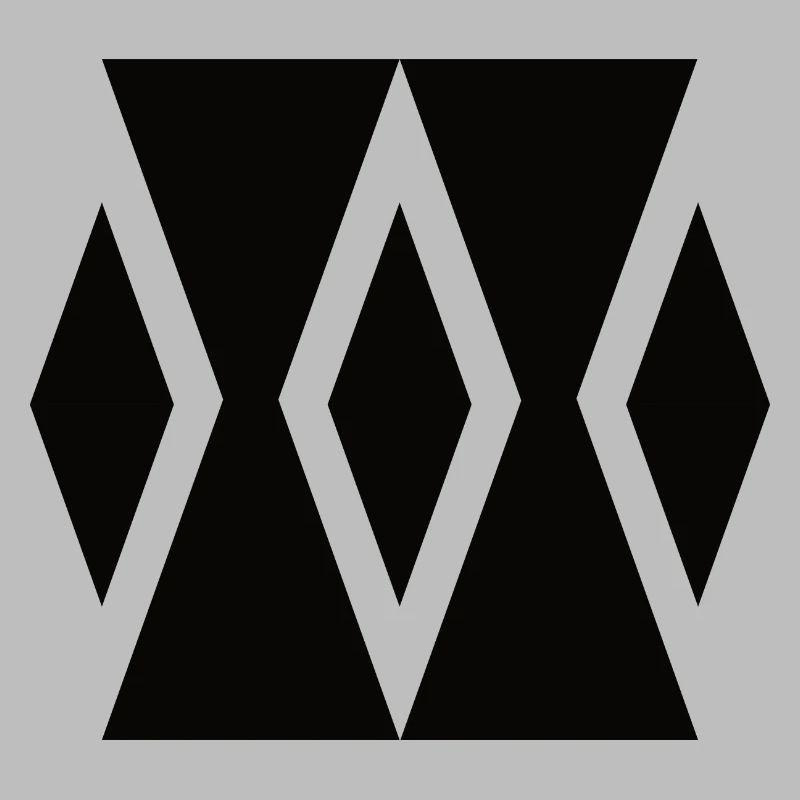 Les triangles Sablier - Formes & Symboles simplement black