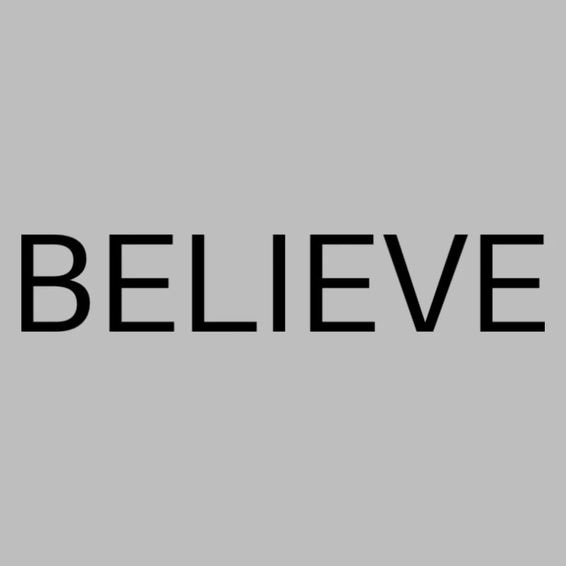 Basic Shirt Believe