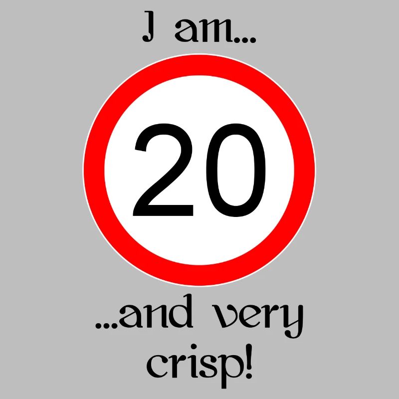 20 years very crisp script black