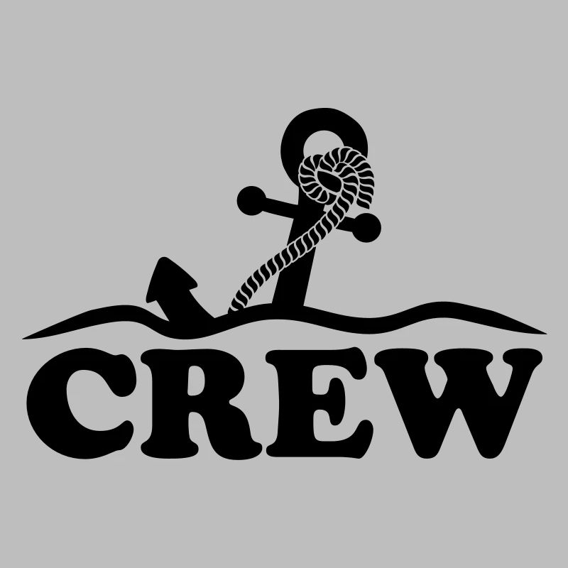 Anchor under water waves crew design