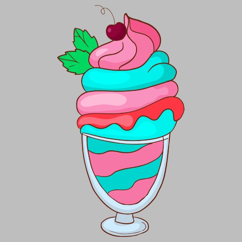 Eis Speiseeis Eiskrem Eiscreme Kugeleis Eisbecher