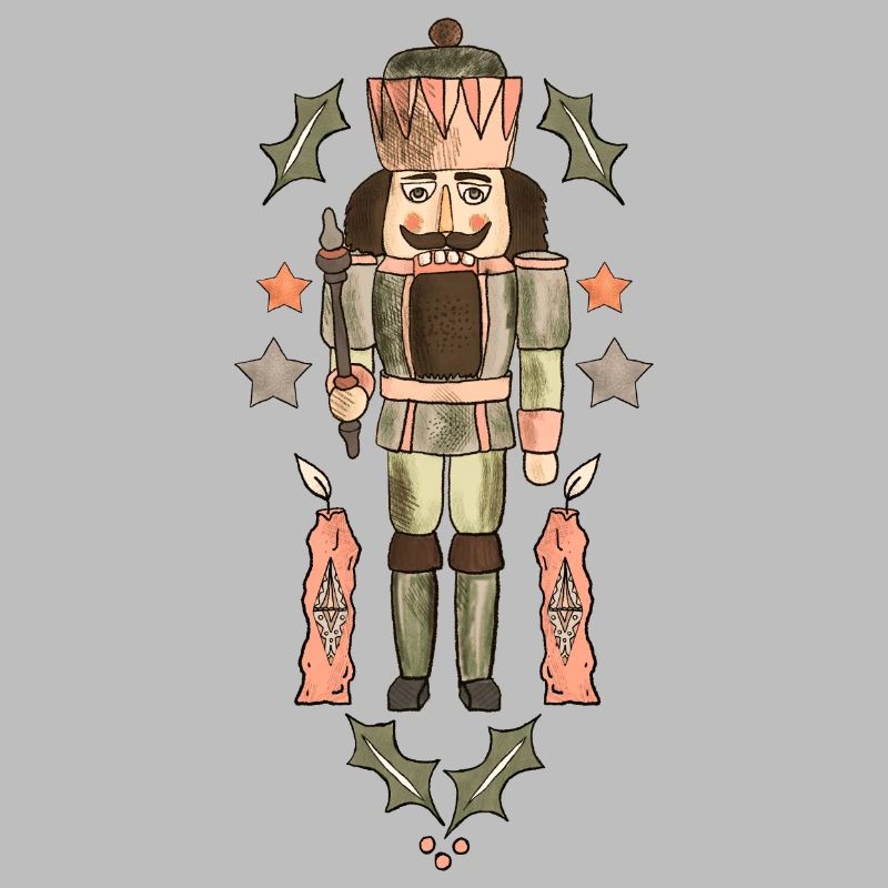 Nutcracker with décor