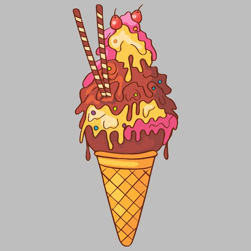 Crème glacée, crème glacée, crème glacée, crème glacée, boule, crème glacée, sundae