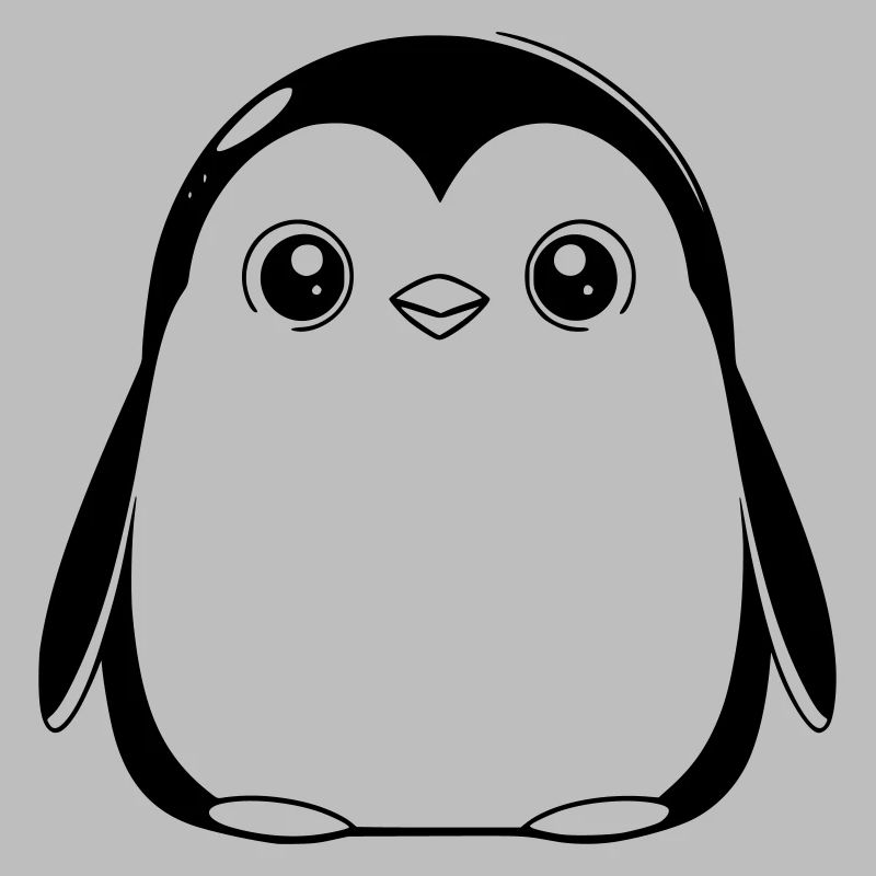 pingouin mignon comme illustration vectorielle