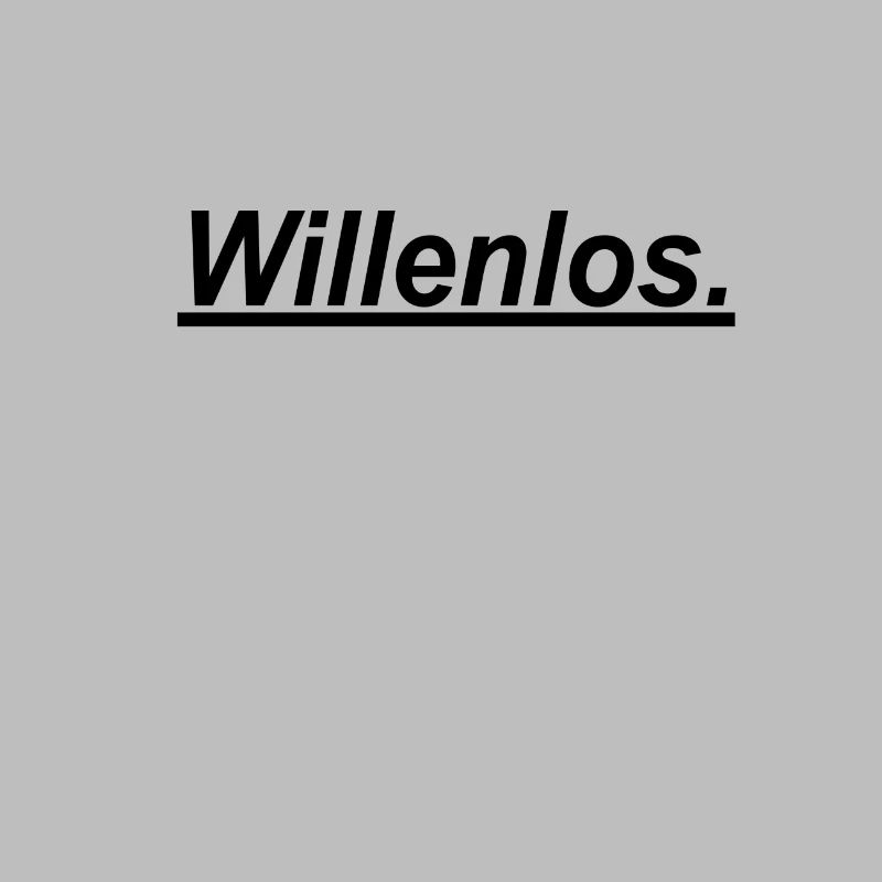 Willlessly underlined black.