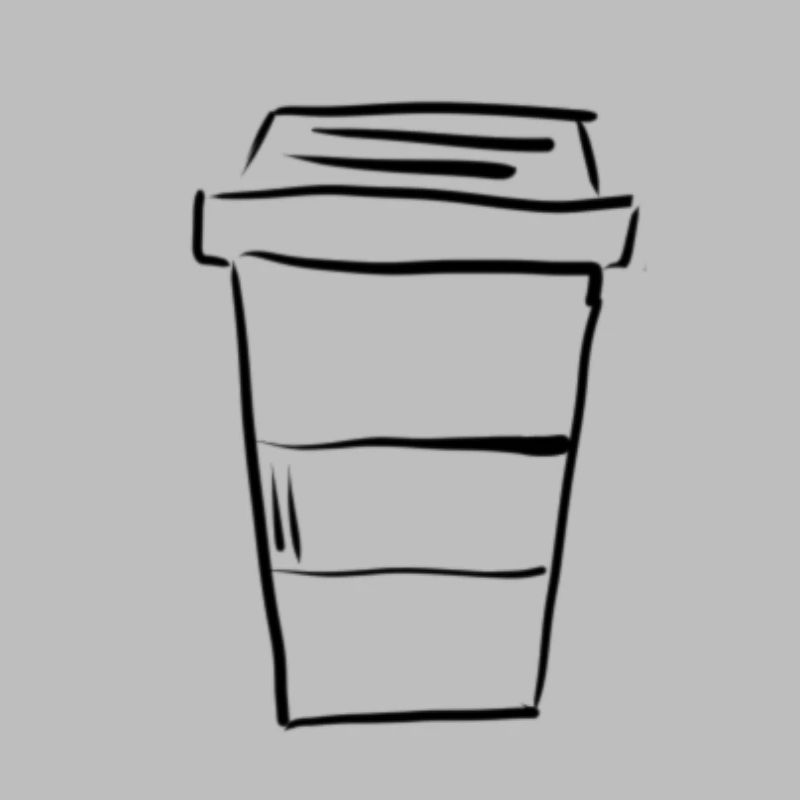 Café à emporter.