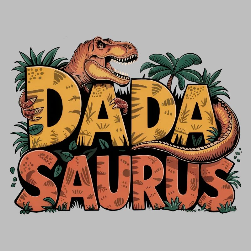 Dinosaur Dad Saurus Gift Dad