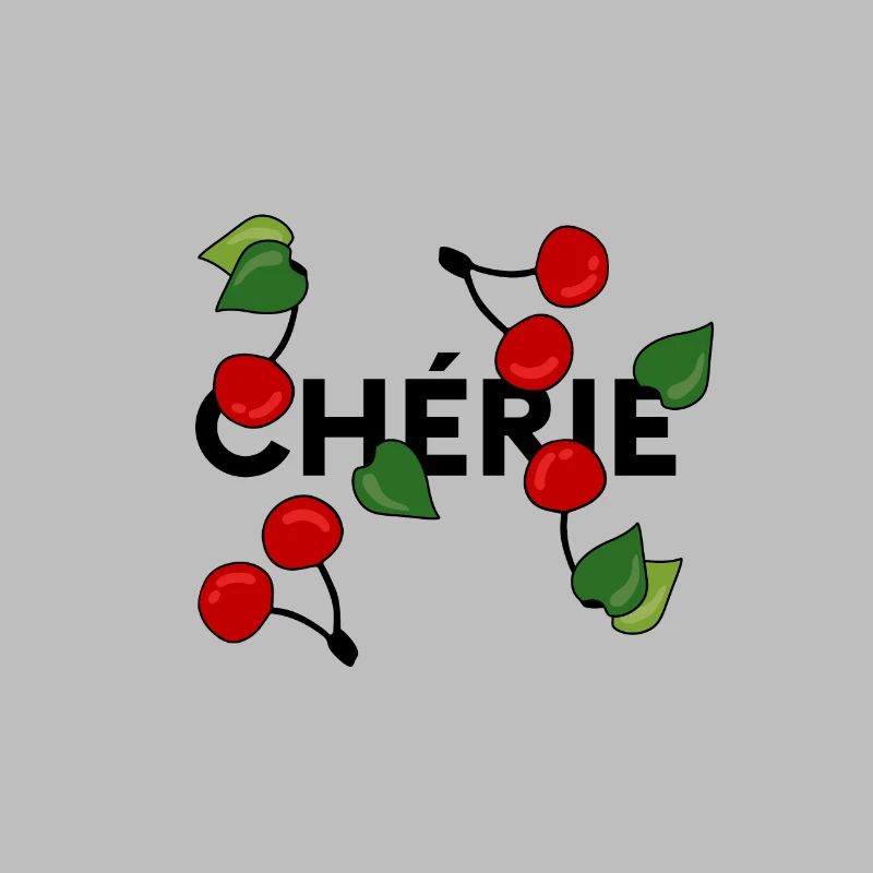 cherry "chérie" statement with cherries