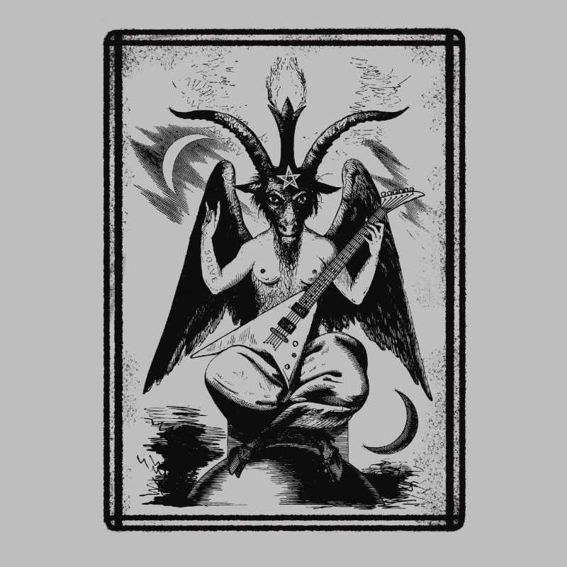 Baphomet flèche blanche transparente
