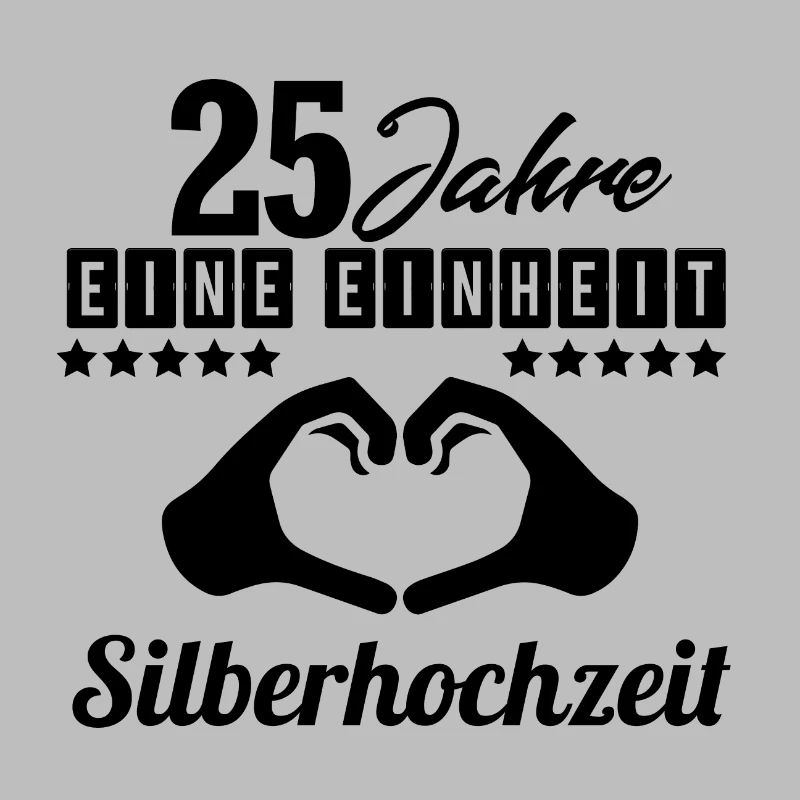 25 years a unit! Silver wedding