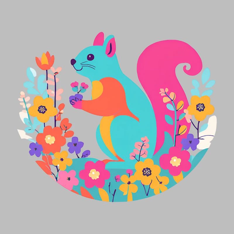 Multi Colored Squirrel
