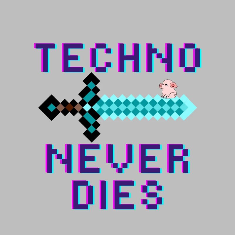 Techno Never Dies - Design