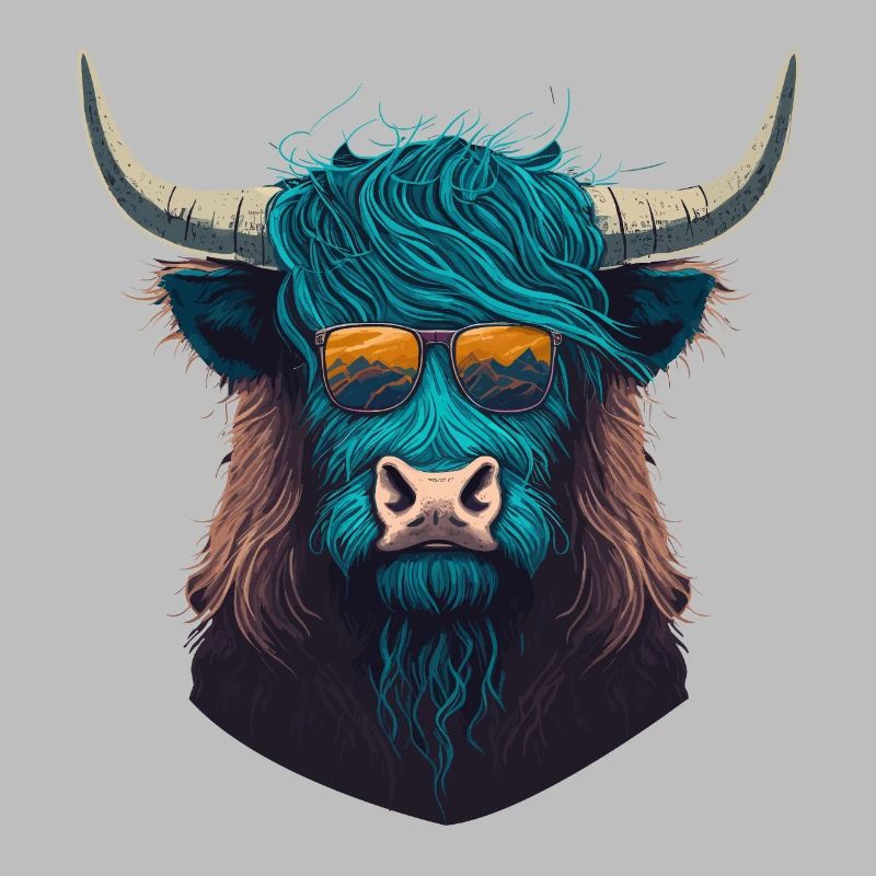 Yak mit Sunclasses
