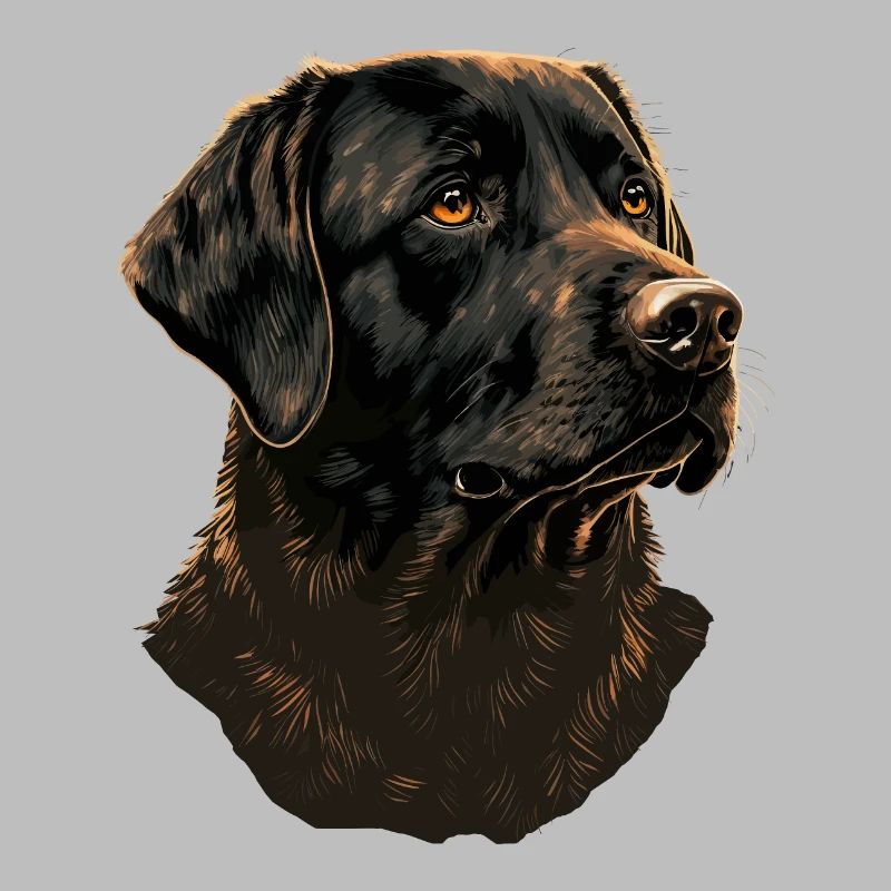 Schwarzer Labrador Retriever