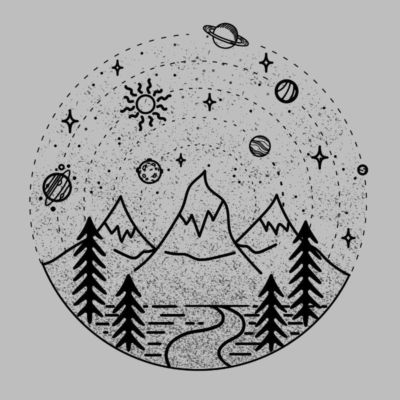 Planets and mountains
