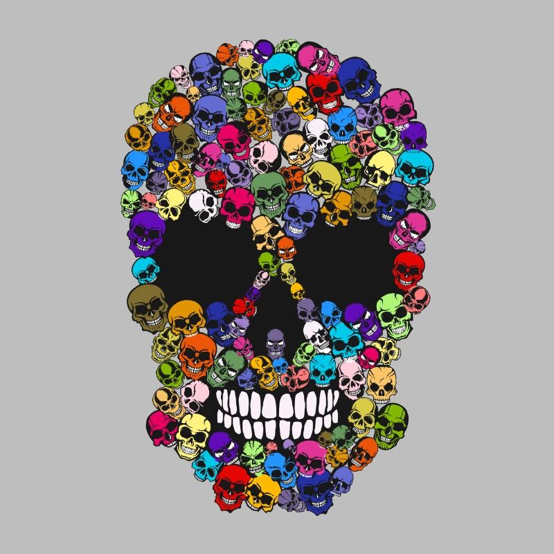 tete de mort crane 100 multiple skull co
