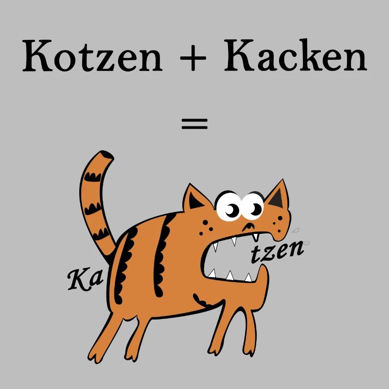 Kotzen + Poop = cats. Funny gift idea