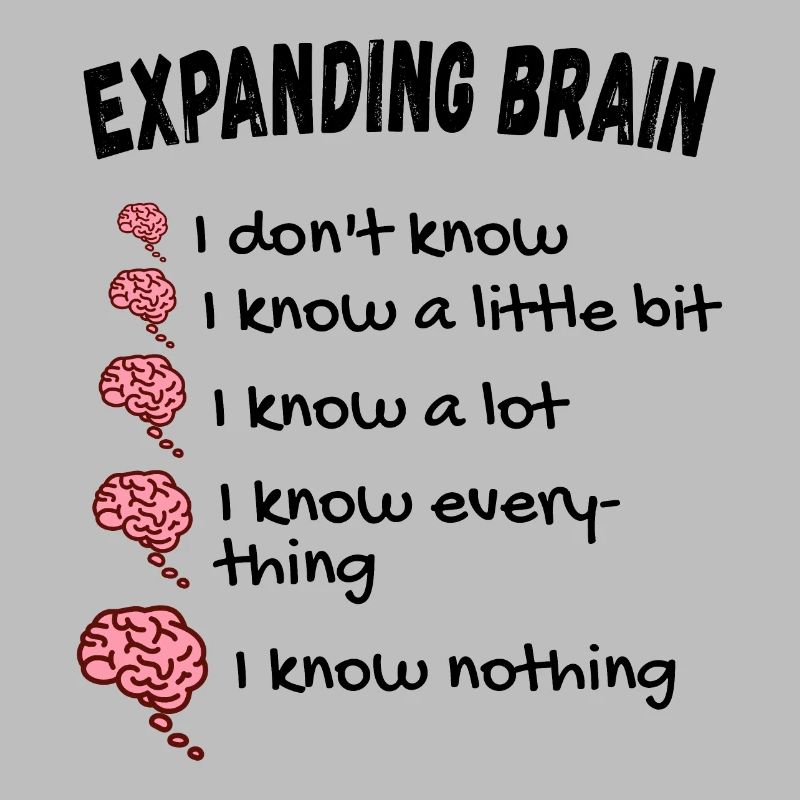 Gehirn erweitern - Expanding Brain Meme