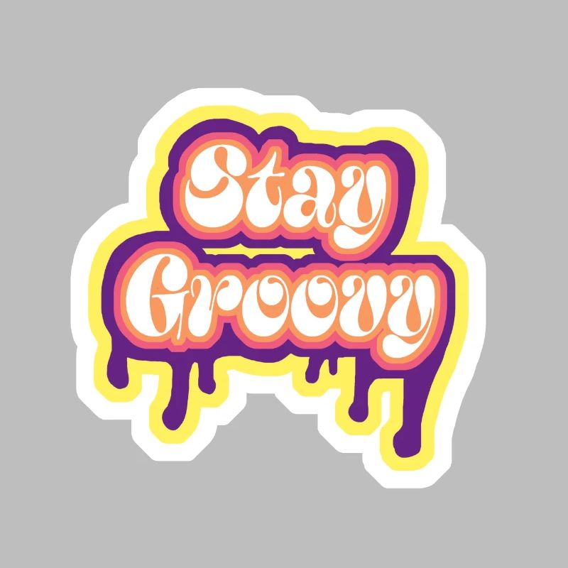 stay groovy and keep calm cooles design