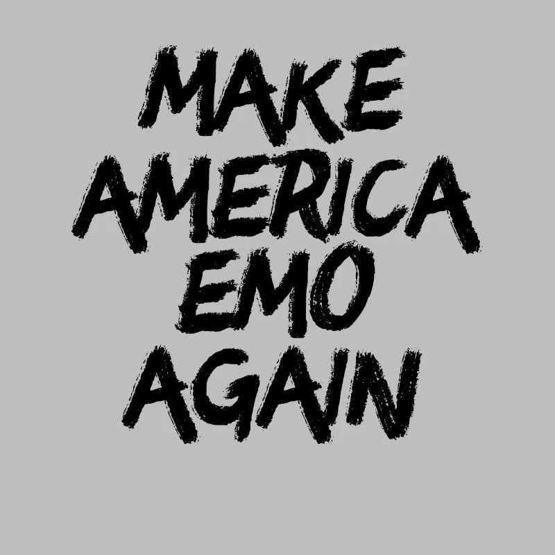 Mach Amerika Emo wieder Grunge Goth Emo