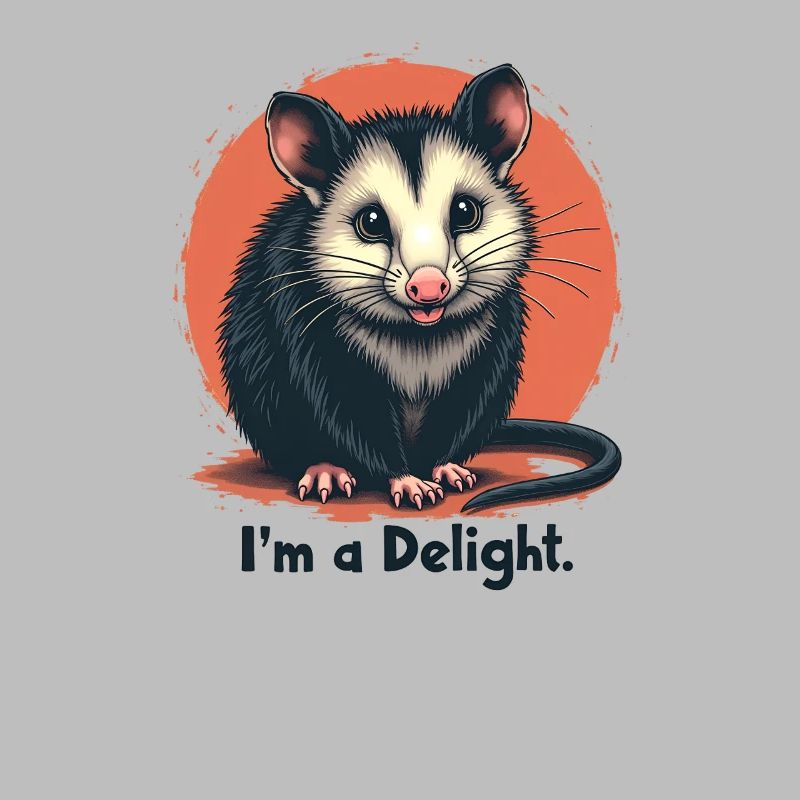 Ich bin eine Freude Opossum, ich bin eine Freude
