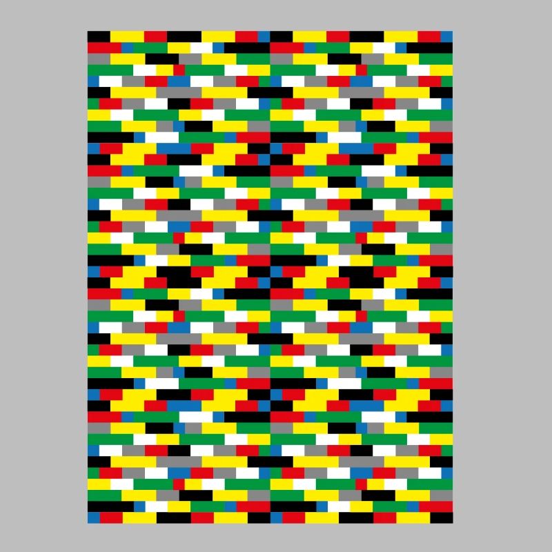 small colored bricks