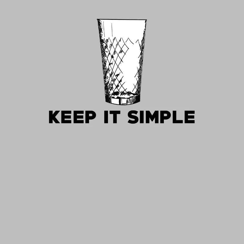 keep it simple Apfelweinglas Gerippte