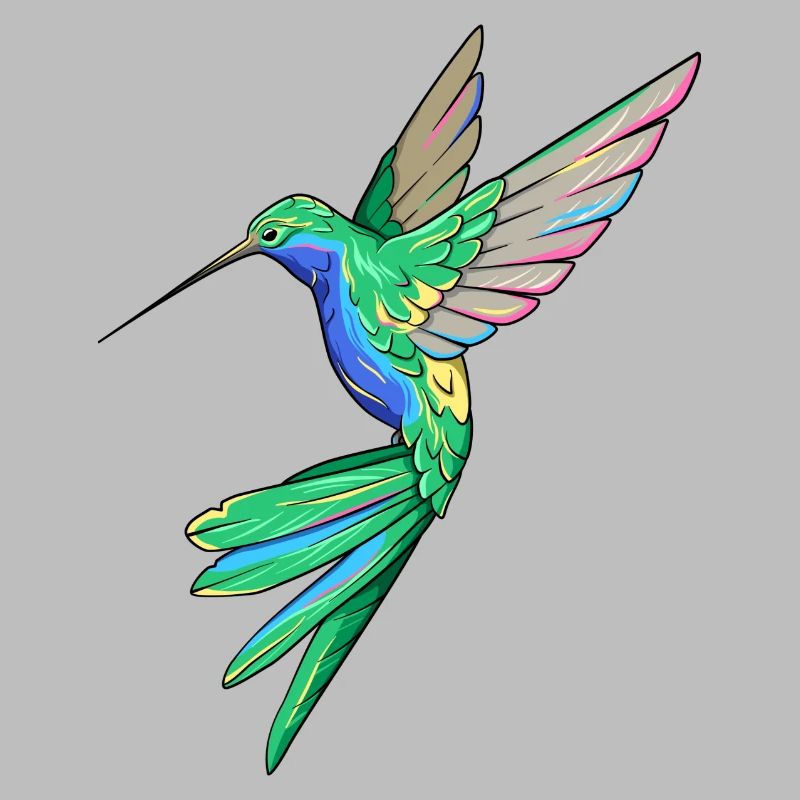 Kolibri Vogel Federn