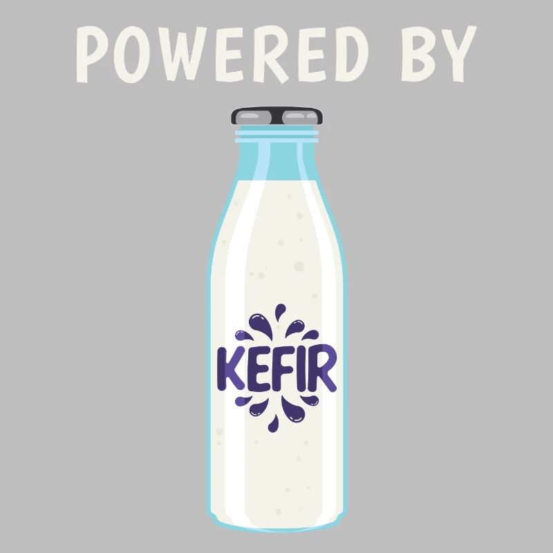 Drôle de boisson de fermentation alimenté par le graphique de kéfir