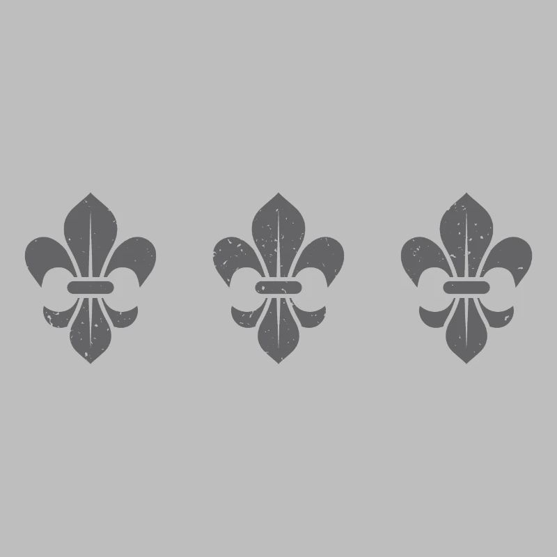 Fleur De Lys / Dunkelgrau