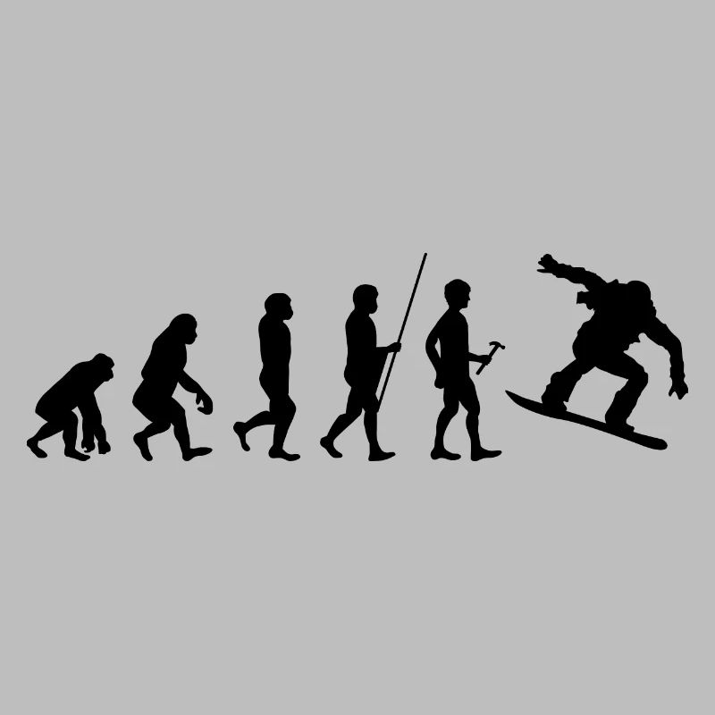 Evolution Snowboard Snowboarder