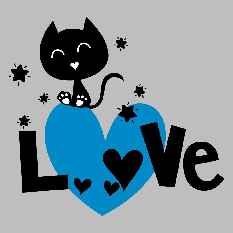 Die Liebe einer Katze! Liebe Katzen