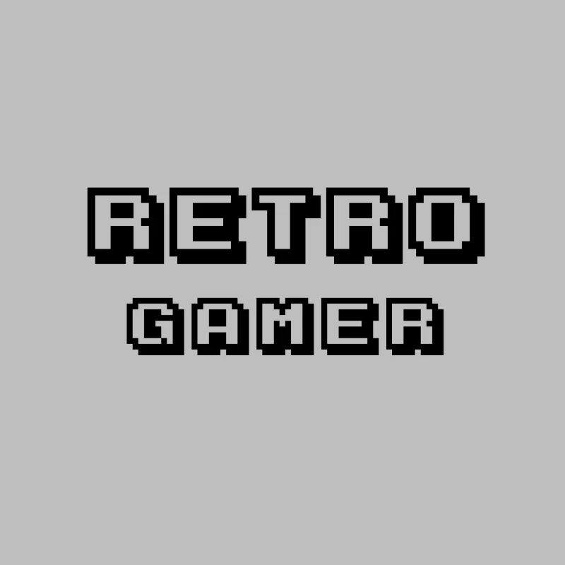 Arcade Retro Gamer Noir
