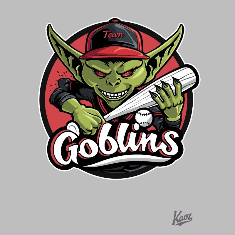 Baseball Player Goblins: Throwing and Laughing