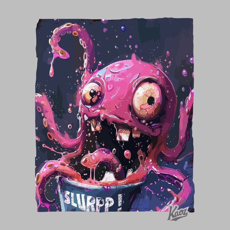 Ein Eimer voller spritziger Farben: Kraken-Schlürf