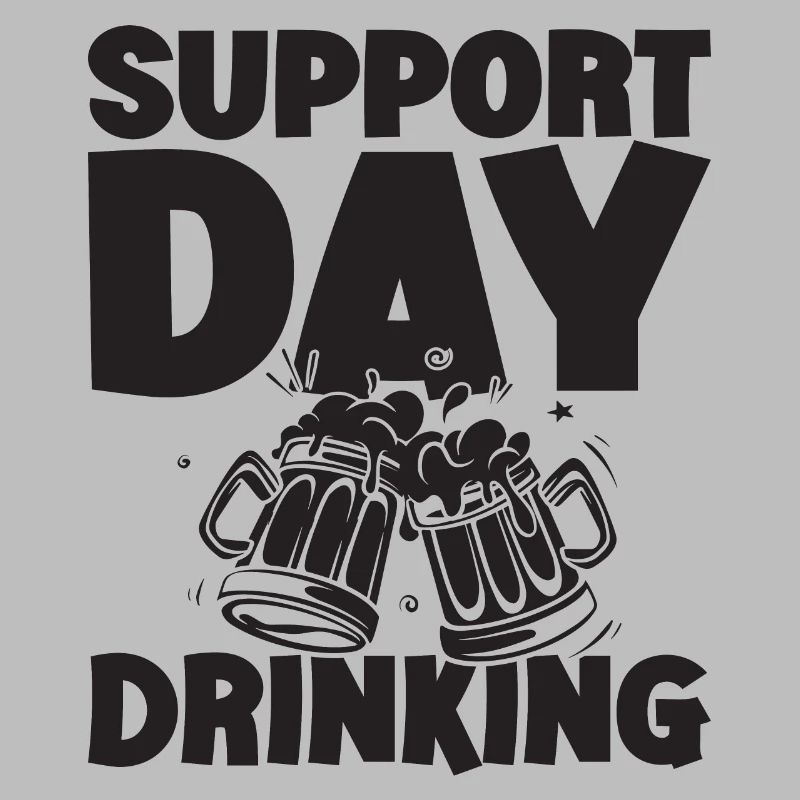 Support Day Drinking Squad Party and Drinking Beer